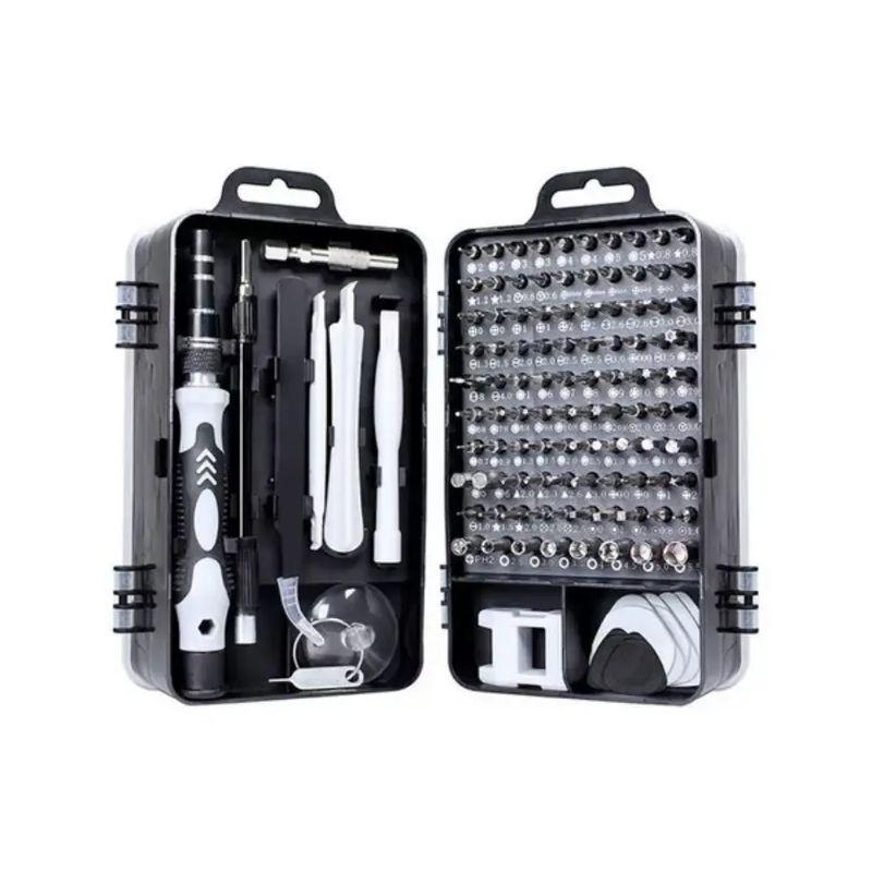 GENERICO - Kit Destornilladores Precisión 115 En 1 Magneticos Calidad