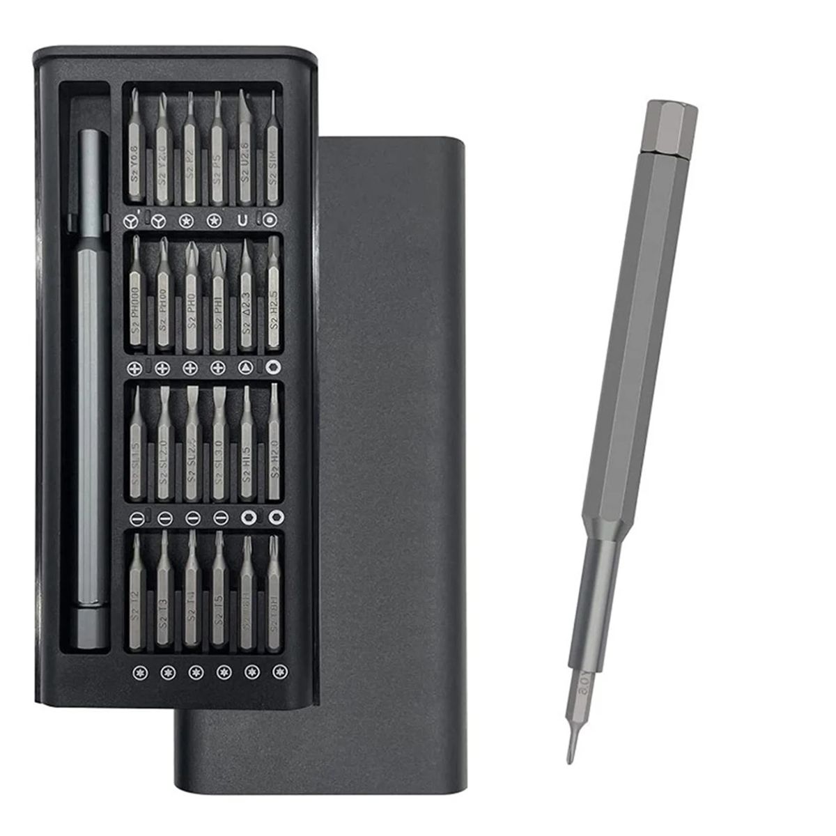 ATURE - Kit Destornilladores Precisión 24 En 1 Magnéticos Calidad