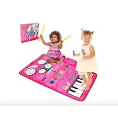 GENERICO - Tambor Y Pista De Baile Piano Niños Alfombra 80*50