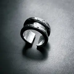 MALEVO JOYAS - Anillo de Plata Chunky