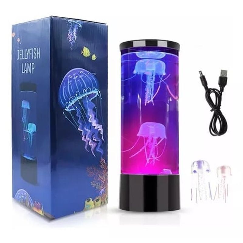 GENERICO - Lámpara Medusa Luz Led Decorativa 6 Colores 3d Usb 295079