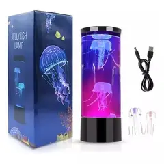 GENERICO - Lámpara Medusa Luz Led Decorativa 6 Colores 3d Usb 295079