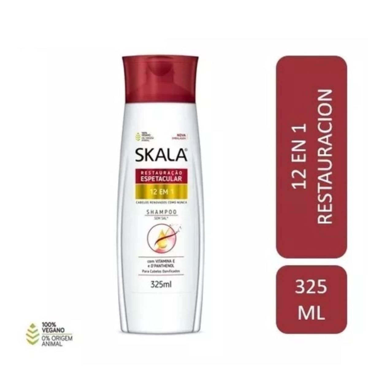 SKALA - Shampoo Restauración 12 En 1 Skala 325 ml