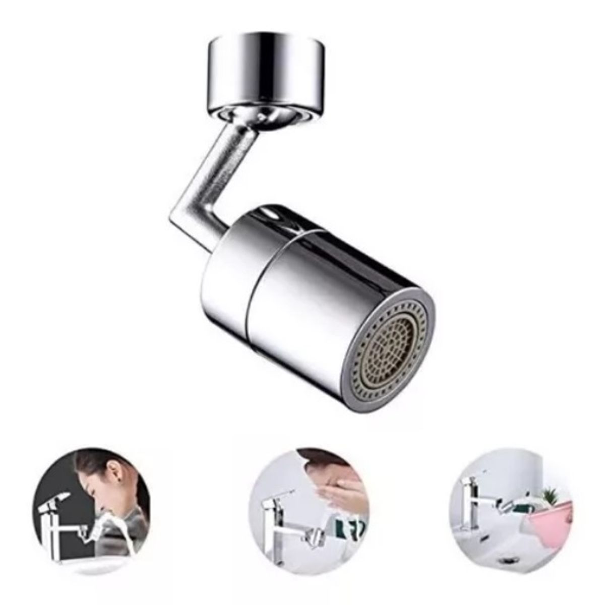 ATURE - Grifo Extensión 720º De Fregaderos Lavamanos Ahorrador Dual