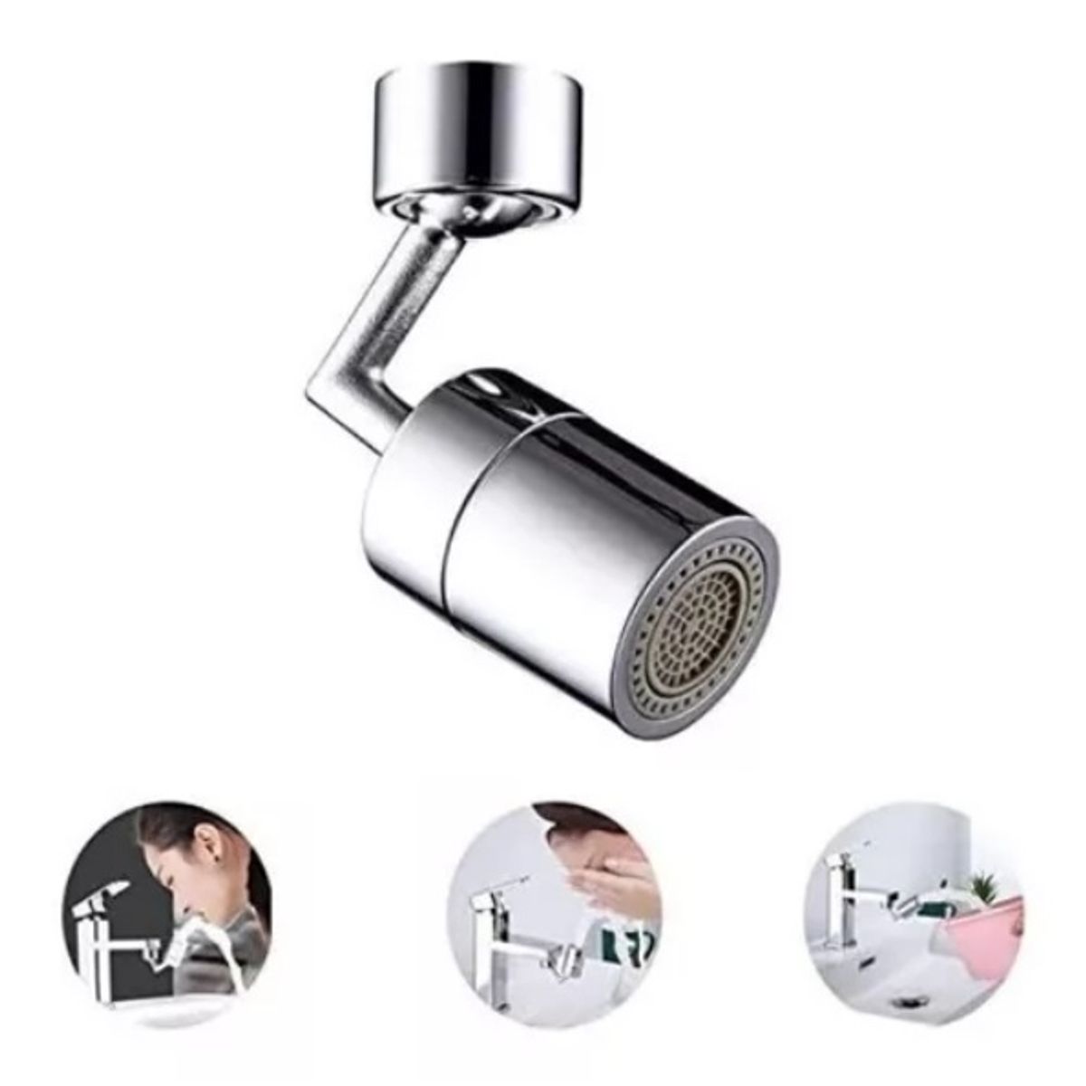 ATURE - Grifo Extensión 720º De Fregaderos Lavamanos Ahorrador Dual