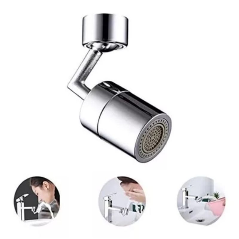 ATURE - Grifo Extensión 720º De Fregaderos Lavamanos Ahorrador Dual