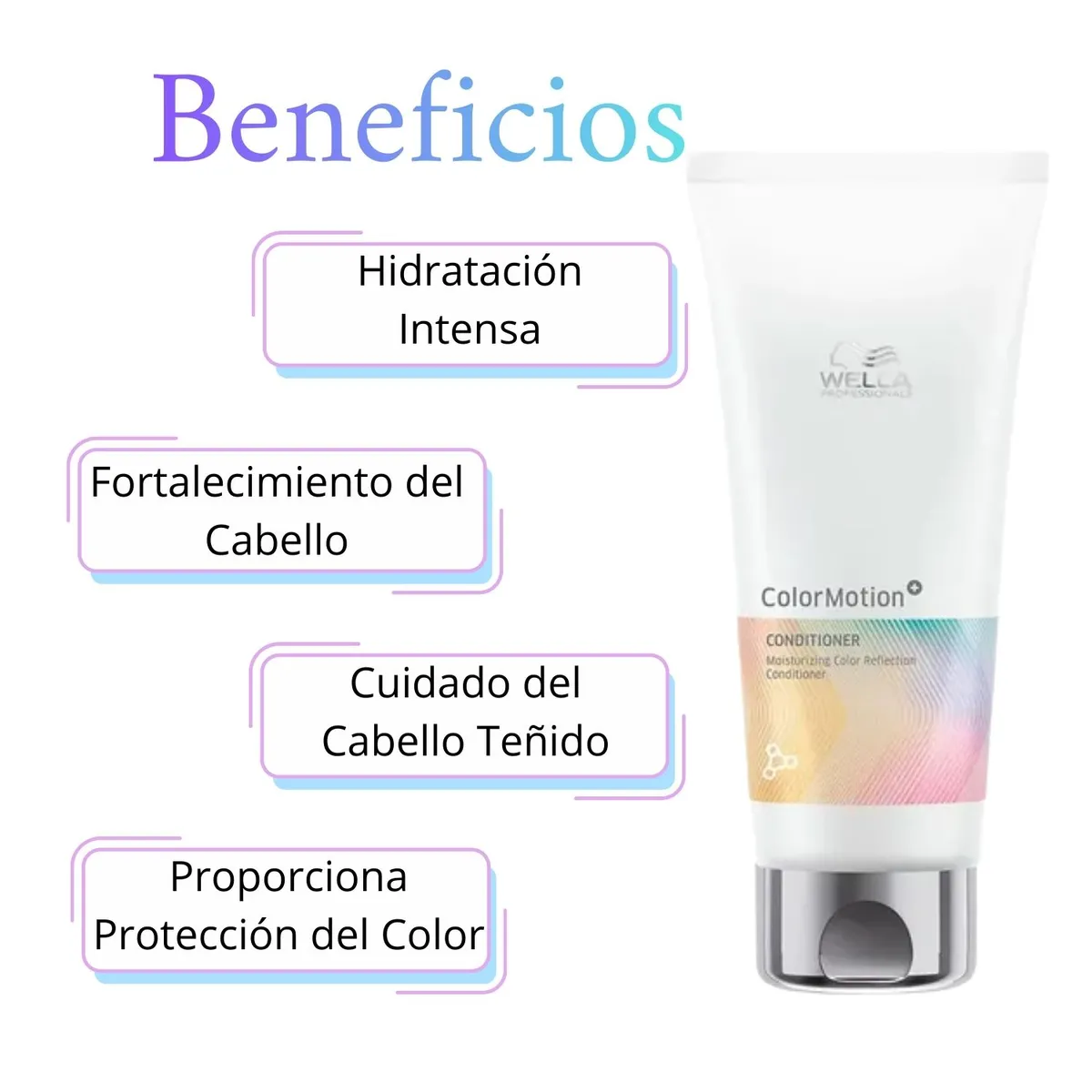 WELLA - Acondicionador Wella Color Motion 200ml Wellaplex Hidrata Repara