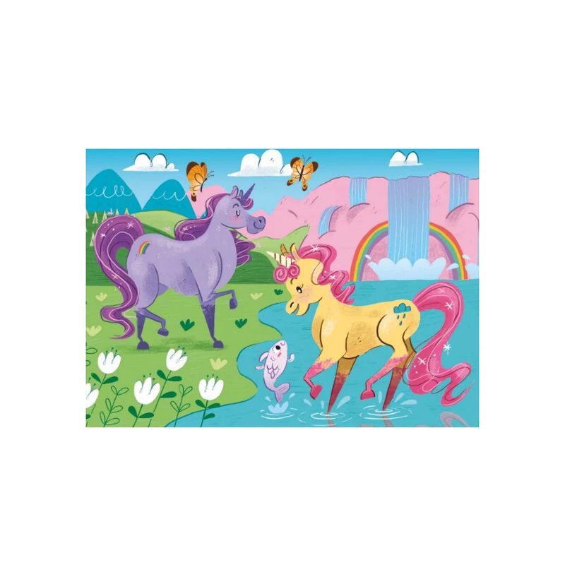 CLEMENTONI - Puzzles 2x20 Piezas - Unicornios