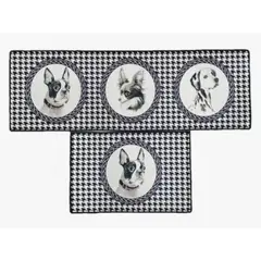 GENERICO - Set Alfombras Para Cocina Antideslizante