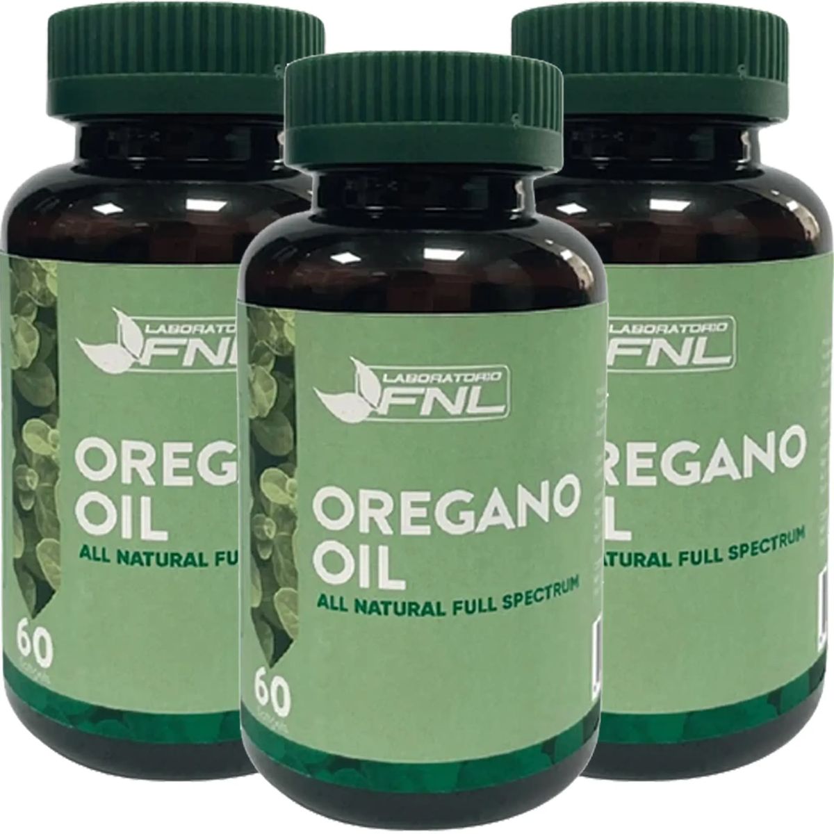 FNL - 3 X Fnl Aceite De Oregano 460 Mg 60 Capsulas
