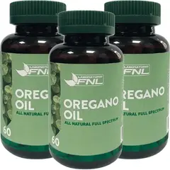FNL - 3 X Aceite De Oregano 460 Mg 60 Capsulas