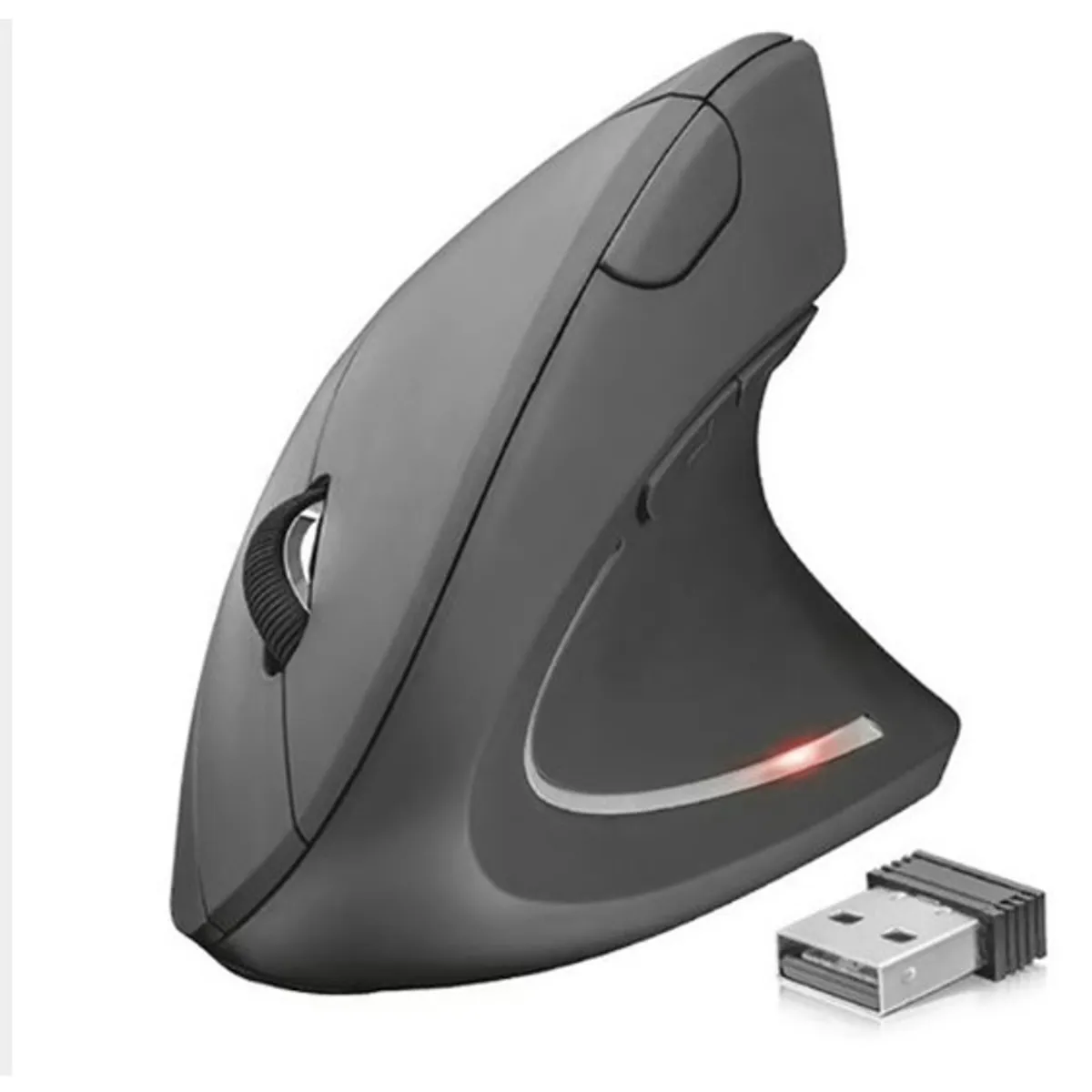 GENERICO - Mouse Vertical Ergonómico Inalámbrico Negro