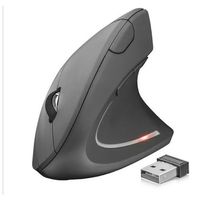 Mouse Vertical Ergonómico Inalámbrico Negro