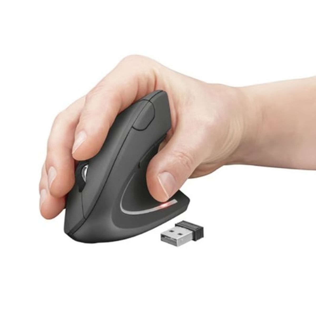 GENERICO - Mouse Vertical Ergonómico Inalámbrico Negro