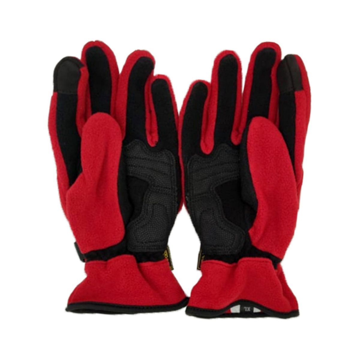 MADBIKE - Guantes Para Moto De Polar Con Protección Nudillos Rojo - SC