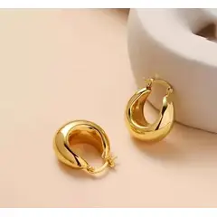 GENERICO - Aros Lyra baño de oro