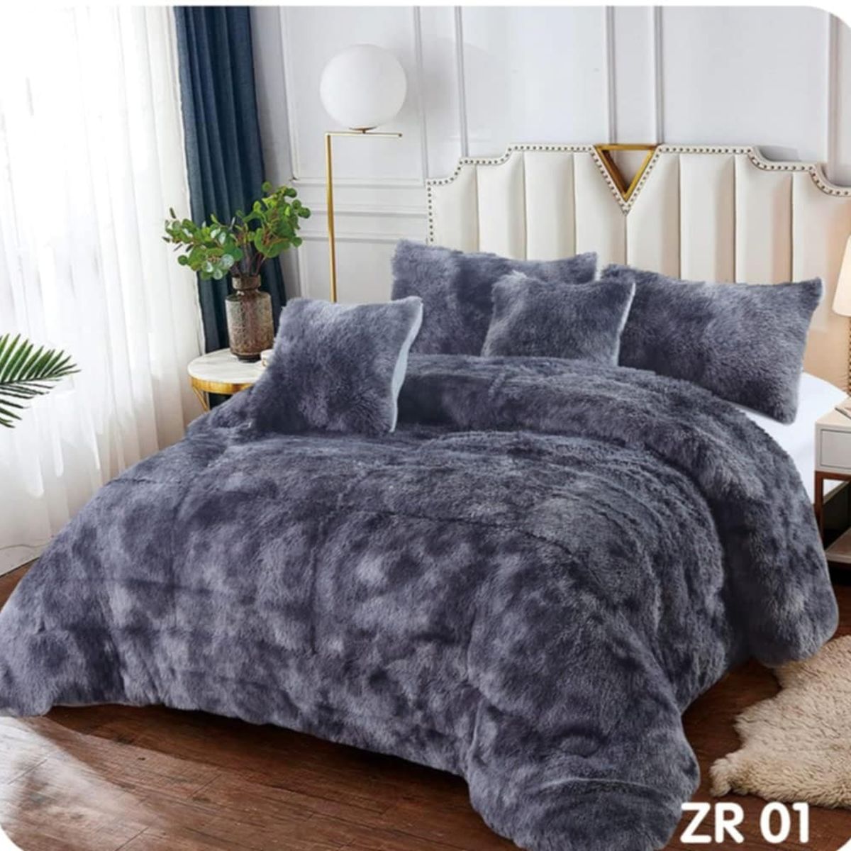 GENERICO - PLUMONES CON CHIPORRO PELUDO 15P - GRIS