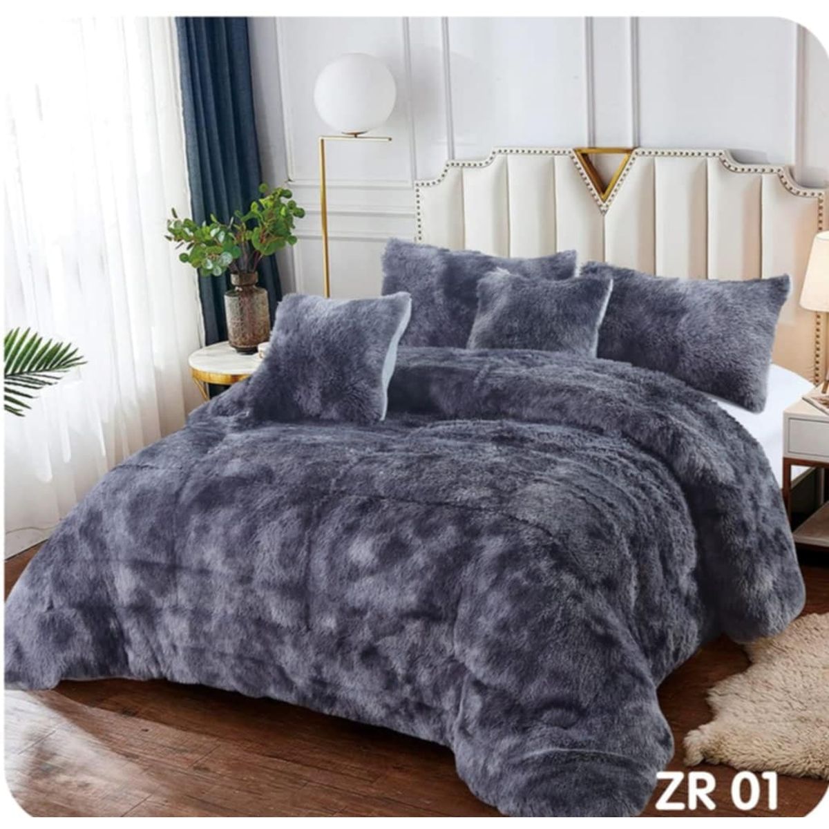 GENERICO - PLUMONES CON CHIPORRO PELUDO 15P - GRIS