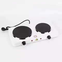 GENERICO - Cocina Eléctrica Encimera Doble Plato 2000 Watts NUEVAS