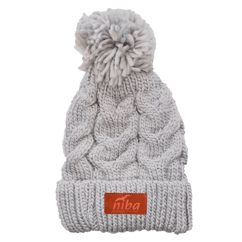 NIBA - Gorro Lana Yacal Gris Claro Niba