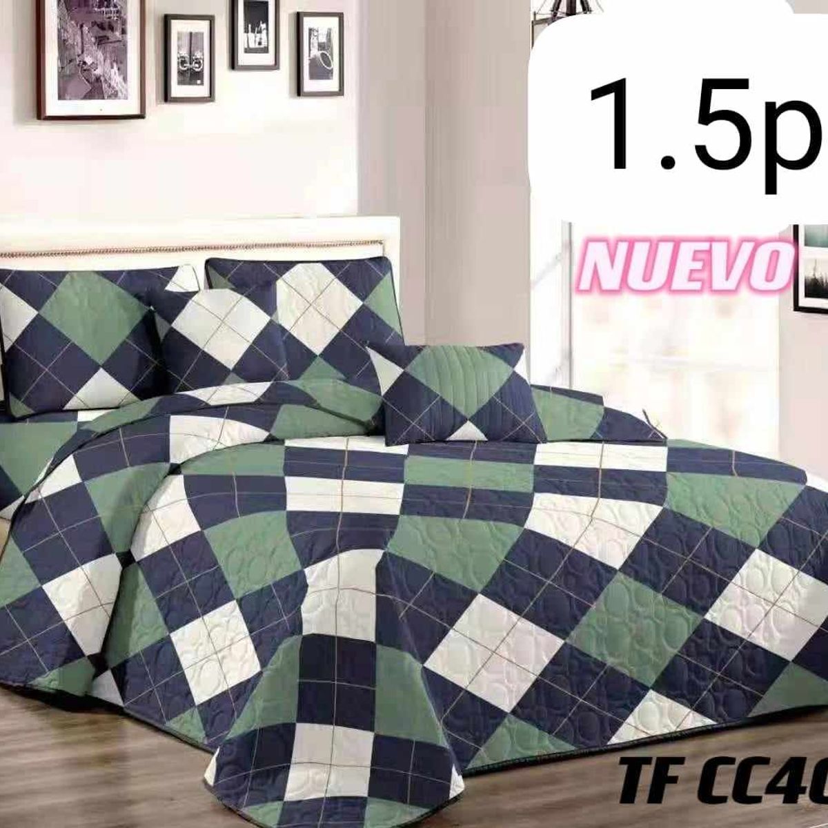 GENERICO - CUBRECAMA QUILT DE VERANO 15P - DISEÑO