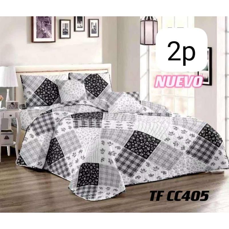 GENERICO - CUBRECAMA QUILT DE VERANO 2P - DISEÑO