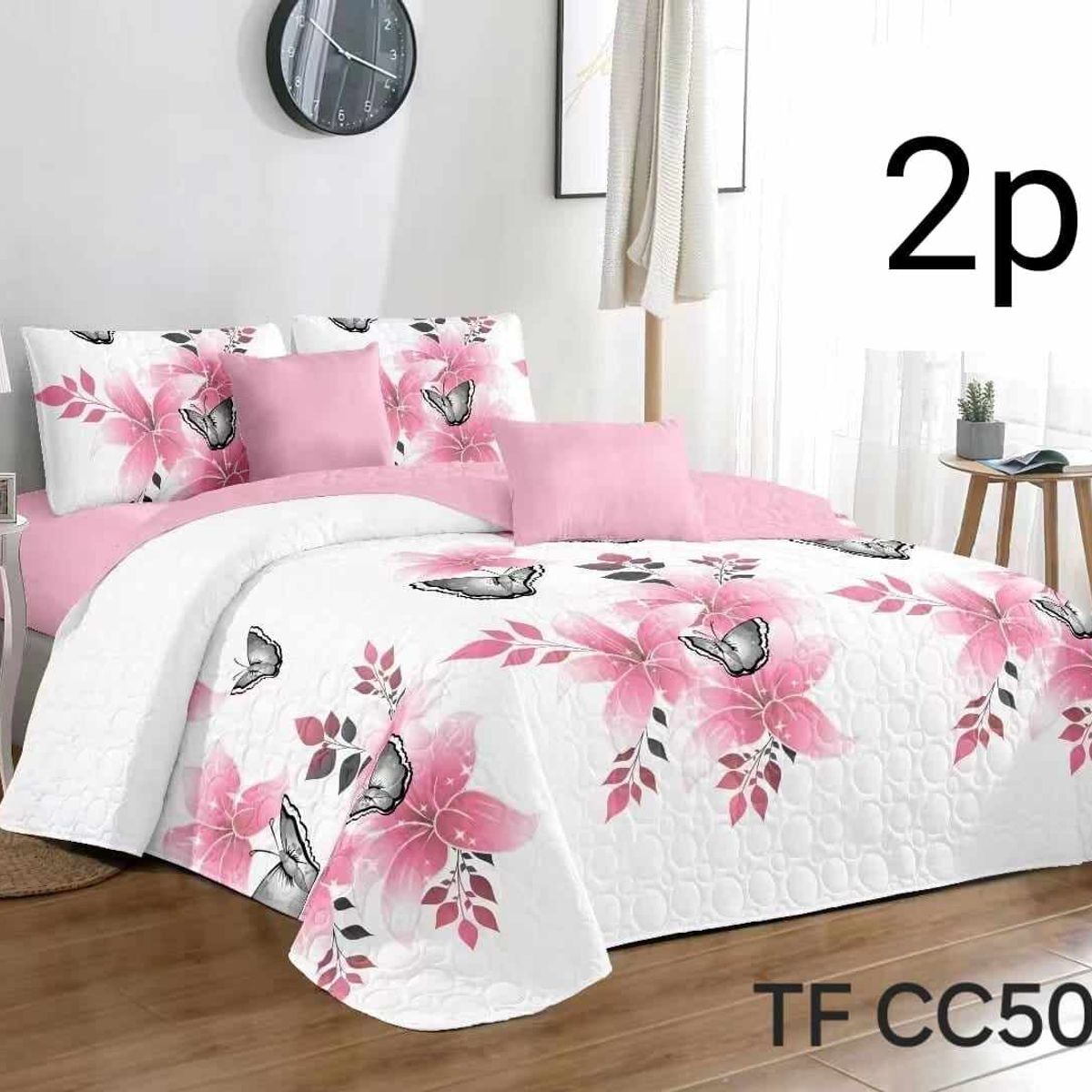 GENERICO - CUBRECAMA QUILT DE VERANO 2P - DISEÑO.