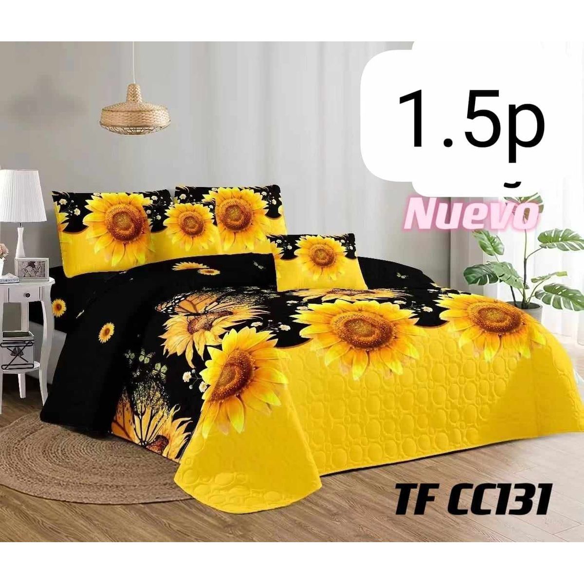 GENERICO - CUBRECAMA QUILT DE VERANO 15P - DISEÑO