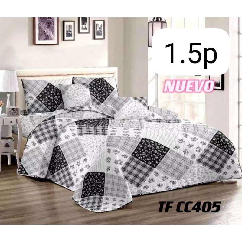 GENERICO - CUBRECAMA QUILT DE VERANO 15P - DISEÑO