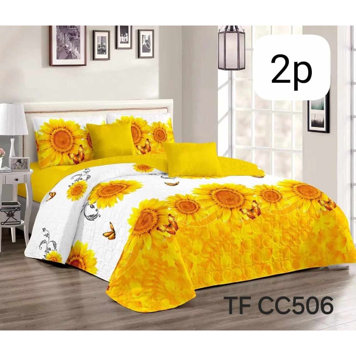 GENERICO - CUBRECAMA QUILT DE VERANO 2P - DISEÑO.