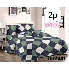 GENERICO - CUBRECAMA QUILT DE VERANO 2P - DISEÑO