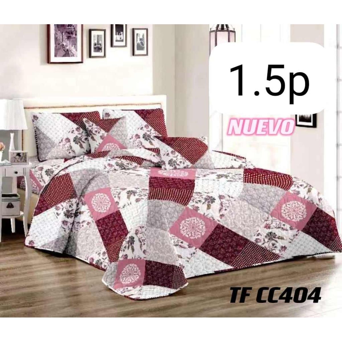 GENERICO - CUBRECAMA QUILT DE VERANO 15P - DISEÑO