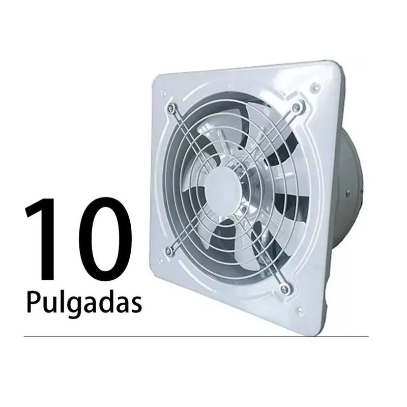 GENERICO - Extractor De Aire Industrial 10 Pulgadas 250mm 100w