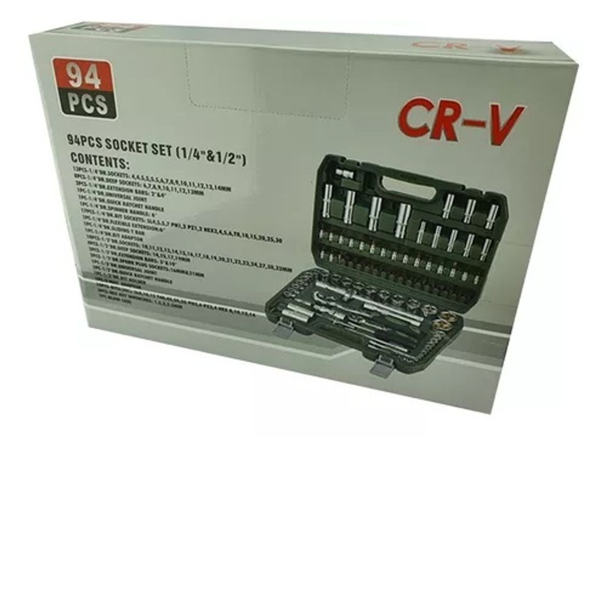 CHROMO - Juego de dados + Chicharra 1/2 -1/4 94 Piezas