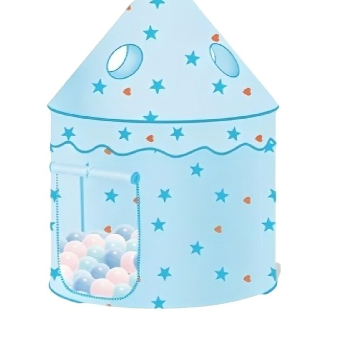 OEM - CARPA CASTILLO 100 PELOTAS CELESTE