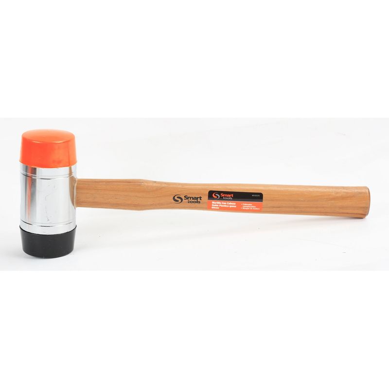 SMART TOOLS - Martillo Con Cabeza Doble 60 X 385mm Plasticagoma - Smart