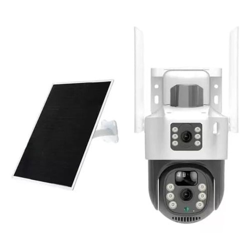 GENERICO - Camara Ip Solar Seguridad Wifi Exterior Hd 1080p Nocturna 221080