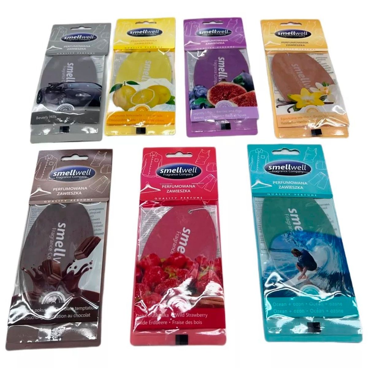 SMELL IT - Pack 50 Unidades Ambientadores Para Auto Aromático