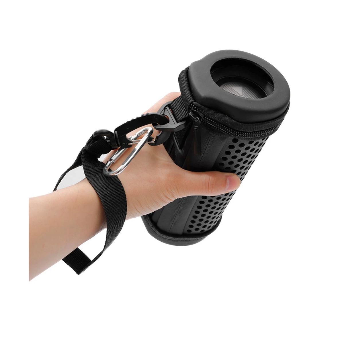 GENERICO - Funda Premiun para Parlante JBL Flip 6 y 5 Negro