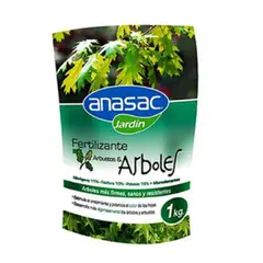 ANASAC - Fertilizante Árbol Arbusto 11-10-15 Granulado 1 Kg