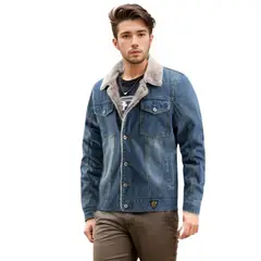 D'JOE - Chaqueta Denim Polar Soft Moscu Hombre