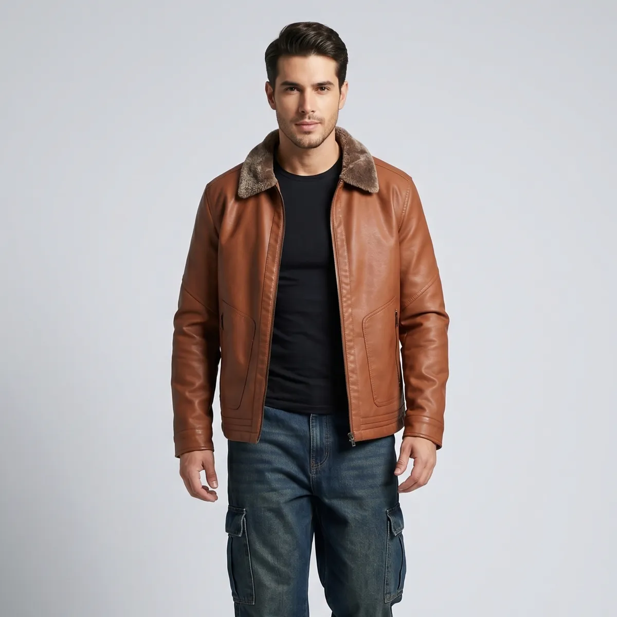 D'JOE - Chaqueta Ecocuero Soft Estonia Hombre