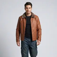 D'JOE - Chaqueta Ecocuero Soft Estonia Hombre