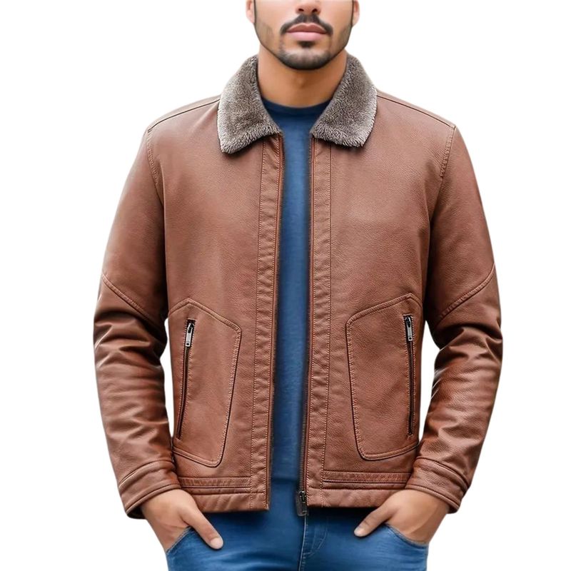 D'JOE - Chaqueta Ecocuero Soft Estonia Hombre.