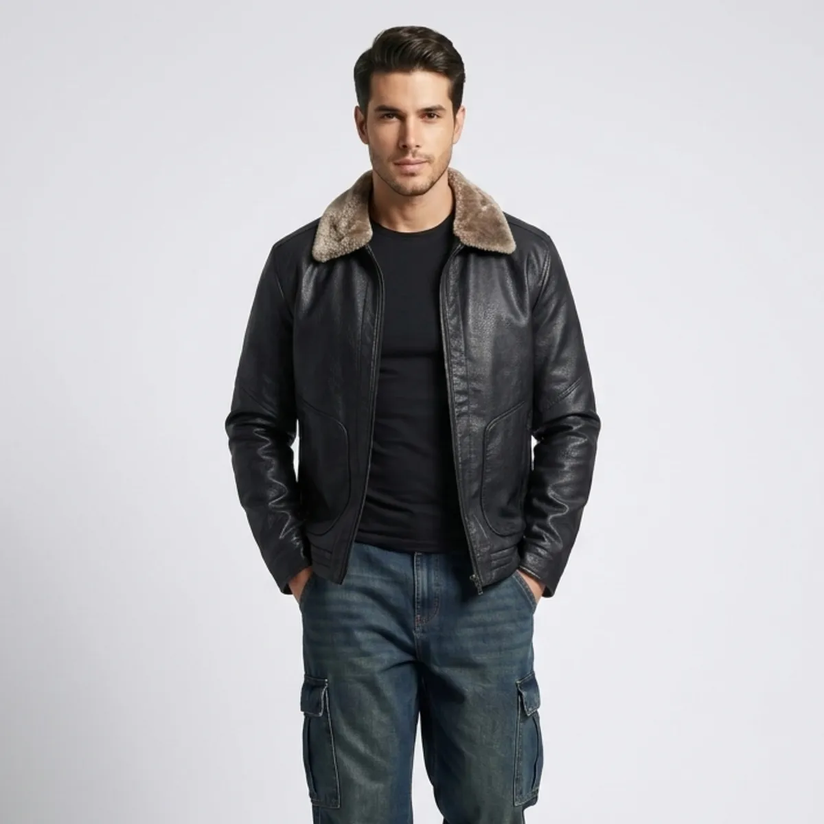 D'JOE - Chaqueta Ecocuero Soft Estonia Hombre