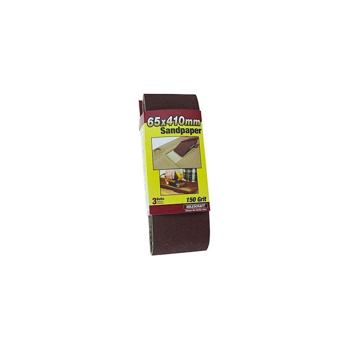 MILESCRAFT - Lija de banda 65x410mm G150 1616 Milescraft
