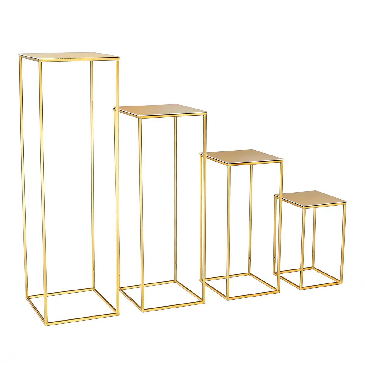 U BUY - Mesas Candy Bar Decoracion 4 Pzs Estructura Metalicas Fiesta-