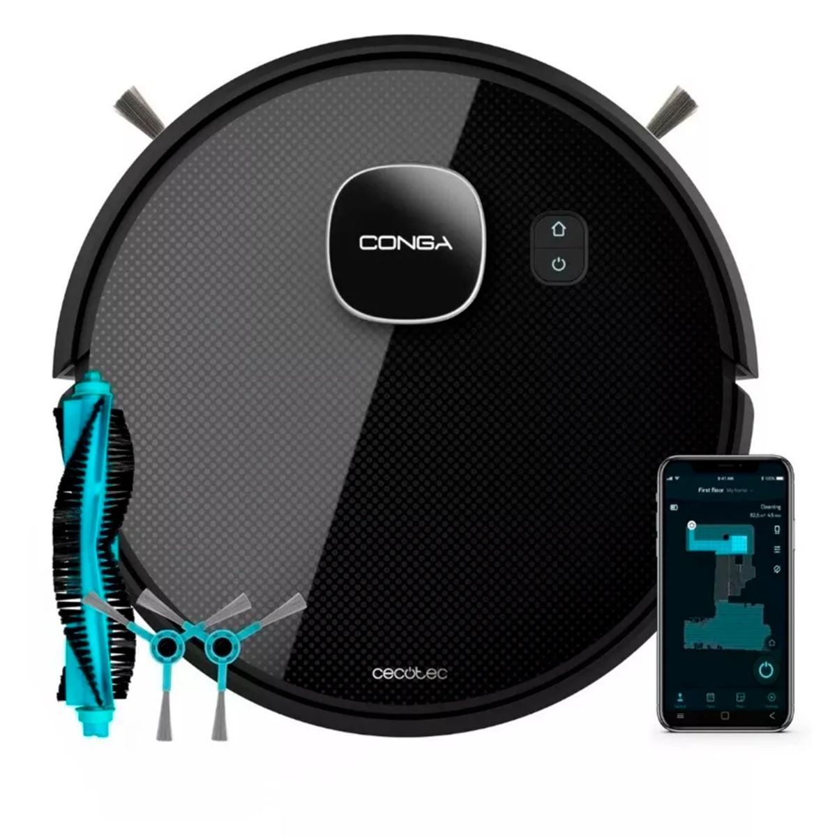 CECOTEC - Aspiradora Robot Cecotec Conga Eternal Max Titanium 5844