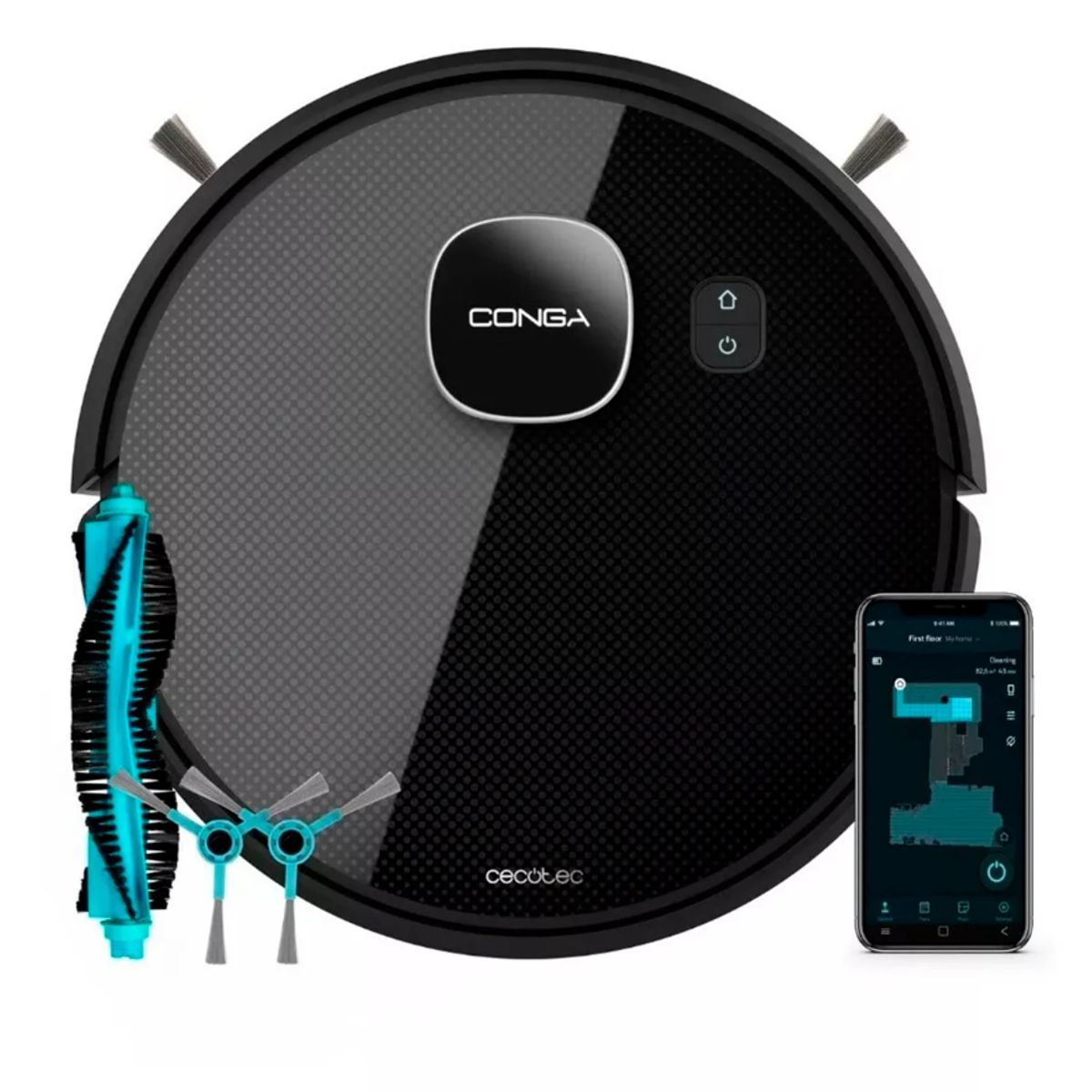 CECOTEC - Aspiradora Robot Cecotec Conga Eternal Max Titanium 5844