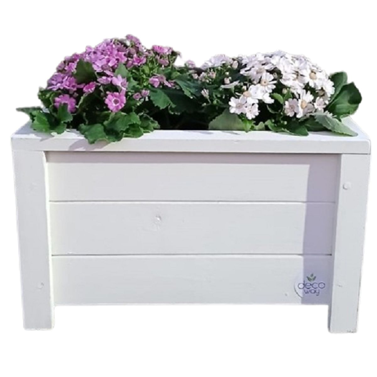 GENERICO - Jardinera Decoway Blanco- 50 Cm
